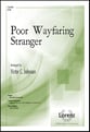 Poor Wayfaring Stranger SATB choral sheet music cover